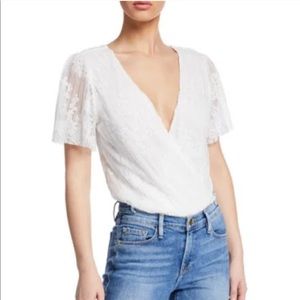 NWOT ASTR deep v bodysuit size small